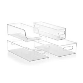 Interdesign 081492092728 4-piece Fridge And Freezer Storage Bins