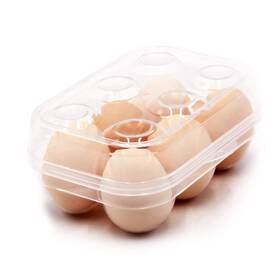 Jamor 743447087950 6 Grid Egg Storage Box Refrigerator Crisper Protection Portable C