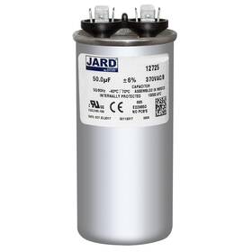 50x370r Jard 12725 V1 50 Uf X 370 Vac Round Run Capacitor By #