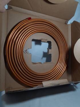 Jmf 6363206859802 Company Copper Refrigeration Tubing 3/8 O.d. Inch X 50 L Ft. Opened