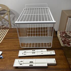 106-51782.412 Kenmore 106-52532101 Coldspot Refrigerator #106-51782.412 Freezer Metal White Bottom Basket