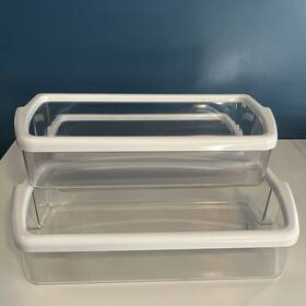 10656796601 Kenmore Refrigerator Door Shelf Bins Bundle Of 3 Original Shelving