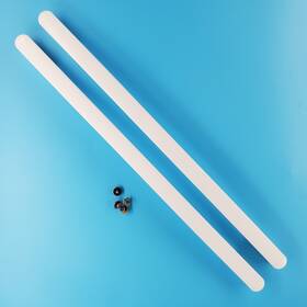 2323143 Kenmore Refrigerator 28-3/4 Inch Door Handle Set With Screws White