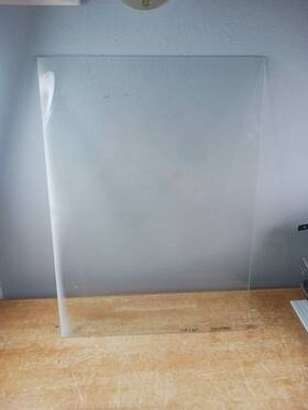240350609 Kenmore Scratched Refrigerator Crisper Glass 17 1/4 X 24in 240350609 Kenmore Scratched Refrigerator Crisper Glass 17 1/4 X 24in