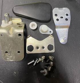 253.27009411 Kenmore Complete Hinge And Hardware Set For Upright Freezer No