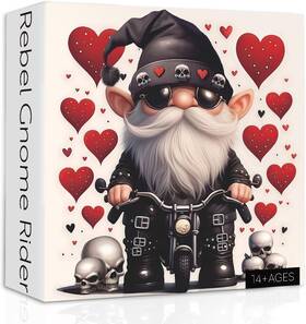 28135 Kenmore Gnomes Puzzles For Adults 1000 Pieces Fantasy Love Skull Jigsaw Cool B