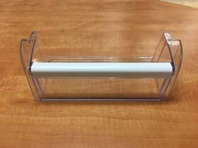 W10289174-t1 Kenmore Elite Fridge Condiment Door Bin White Trim Clear