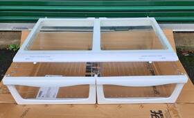 Wpw10329866 Kenmore Refrigerator Crisper Drawer Cover W Glass Euc. #w10329866 #wpw10329866
