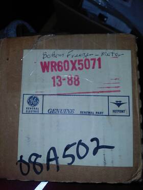 Wr60x5071 Kenmore Ge Evaporator Fan Motor Bottom Mount Freezer Used Oem Hotpoint/kenmore