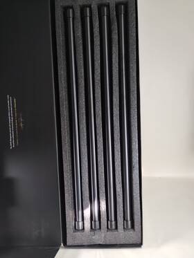 Rfmhz-36-cb Kitchen Zline Handles For Freestanding Refrigerators Set Of 4 Black
