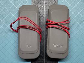 W10133606 Kitchenaid 2305306as Refrigerator Dispenser Actuator Pads P# 2305307as