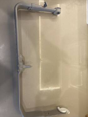 82669295 Kitchenaid 8268339 Dishwasher Feed Tube Assembly Grey 8268343