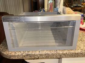 Kf1v29pcms03 Kitchenaid Refrigerator Oem Auto Humidity Control Drawer 15.25 X 15.75 7.5