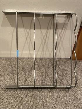 Krsf505ess Kitchenaid Oem Wine Rack For Model Refrigerator Silver