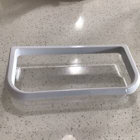 W10169669 Kitchenaid Refrigerator Door Bin Shelf Part # White Clear S5 W10169669 Kitchenaid Refrigerator Door Bin Shelf Part # White Clear S5