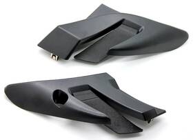 Lw-5130851-01 Latchwell New Cowl Vent Panel End-cap Set Pair Black Compatible With Ch Lw-5130851-01 Latchwell New Cowl Vent Panel End-cap Set Pair Black Compatible With Ch