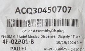 Display-acq30450707 Lg Acq30450707 New Oem Fridge Cover Assembly