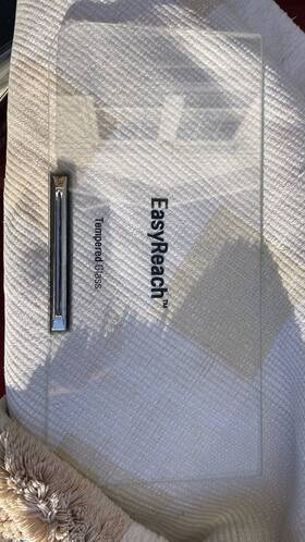 Acq85959312 Lg Refrigerator Easyreach Tempered Glass Bin Cover P/n Acq85959312 Lg Refrigerator Easyreach Tempered Glass Bin Cover P/n