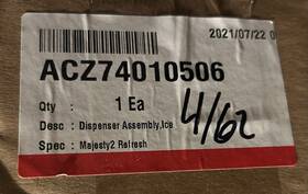 Acz74010506 Lg Dispenser Assembly Ice