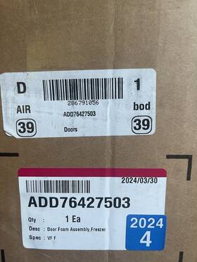 Add76427503 Lg - Door Foam Assembly Freezer