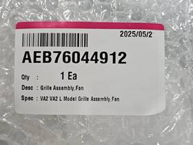Aeb76044912 Lg Genuine Grille Assembly Fan Hvac Airflow Cooling Easy Install