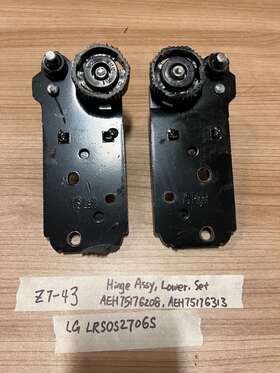 Aeh75176313 Lg Aeh75176208 Hinge Assy Lower Set Lrsos2706s Refrigerator Z7-43