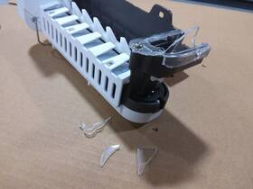 Aeq73209906 Lg Oem Refrigerator Ice Maker Plastic Damage Aeq73209906 Lg Oem Refrigerator Ice Maker Plastic Damage