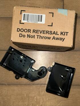 Aey73632003 Lg Refrigerator Door Reversal Kit Assembly Black