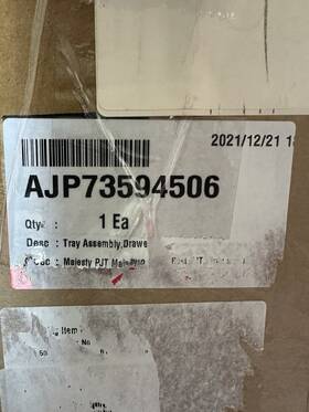 Ajp73594506 Lg Refrigerator Drawer Tray Assembly
