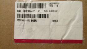 Eau61004412 Lg Refrig. - Ice Maker And Auger Motor Assly Oem New Open Box
