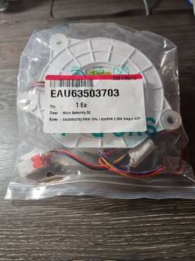 Eau63503703 Lg Eau62863003 Refrigerator Flexzone Drawer Fan Motor Replaces Eau63503703 Lg Eau62863003 Refrigerator Flexzone Drawer Fan Motor Replaces