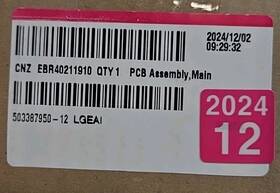 Ebr40211910 Lg Last One Refridgerator Pcb Assembly Main