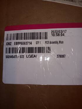Ebr88309721 Lg Pcb Main Assembly