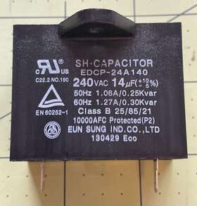 Edcp-24a140 Lg Genuine Refrigerator Capacitor Part#edcp-24a140