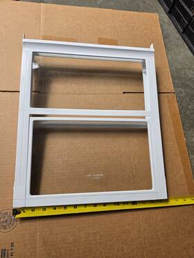 Mhl62832701 Lg Kenmore Refrigerator Used Glass Slide Away Replacement Shelf #mhl62832701