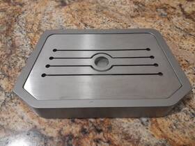 Mjs380177.hn Lg Refrigerator Dispenser Drip Tray Stainless Steel Finish With Screen