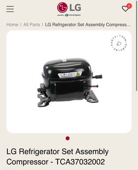 Tca37032002 Lg Refrigerator Compressor Assembly