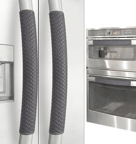 Luludamier 711181248081 Refrigerator Door Handle Covers 4 Pcs Performance Appliance Non