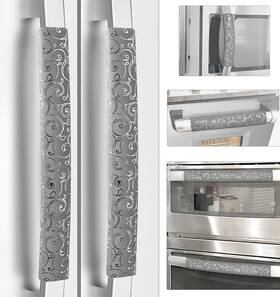 Luludamier2024-3 Luludamier Refrigerator Door Handle Covers Set Of 6 Non-slip Fridge Was