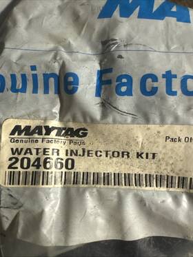 204660 Maytag Oem Water Injector Kit Whole In Unopened Package Brand New 204660 Maytag Oem Water Injector Kit Whole In Unopened Package Brand New