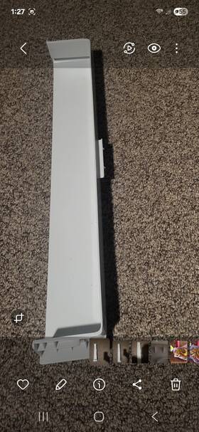 3019023900 Maytag 3019024100 Refridgerator Tray White