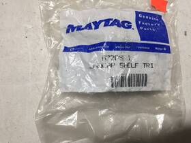 67208-1 Maytag New Oem Gray Refrigerator Door Shelf Rail End Cap