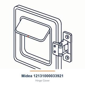 12131000033921 Midea Hinge Cover