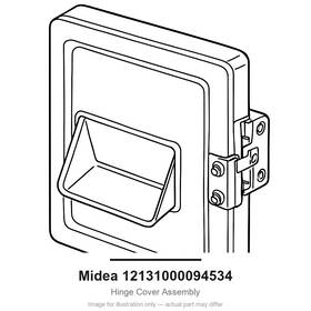 12131000094534 Midea Hinge Cover Assembly 12131000094534 Midea Hinge Cover Assembly