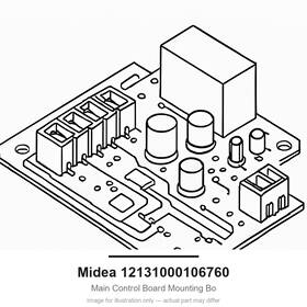 12131000106760 Midea Main Control Board Mounting Bo
