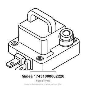 17431000002220 Midea Fuse Temp