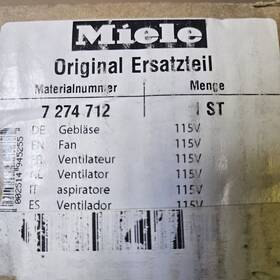 7274712 Miele Genuine Oem Refrigerator Circulation Fan Pre-owned Not