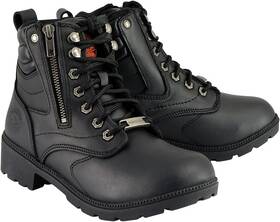 Mbl9320w-blk-8.5w Milwaukee Leather Mbl9320w Womens Black Premium 8.5 Wide