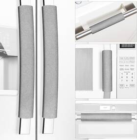 Miss.silk 744759736710 Refrigerator Door Handle Covers Set Of 5 Keep Your Kitchen Appliance Clean Fro