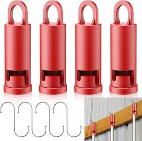 M18zj Mist 4 Pack Garage Storage Hooks Attachment For Milwaukee M18 Fuel Quik-lok Wall Mou